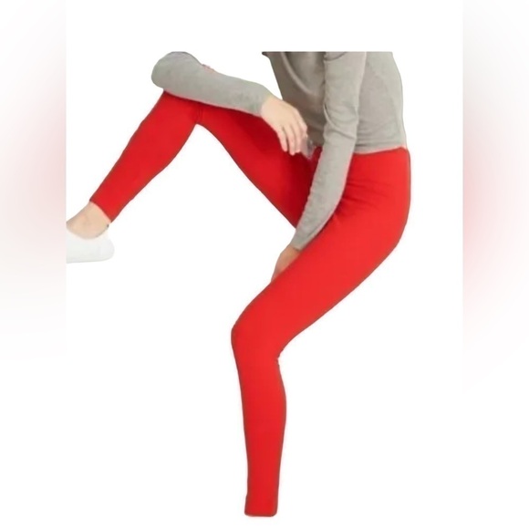 Wild Fable Fashion Legging. Solid Red. Various Sizes - Picture 1 of 9